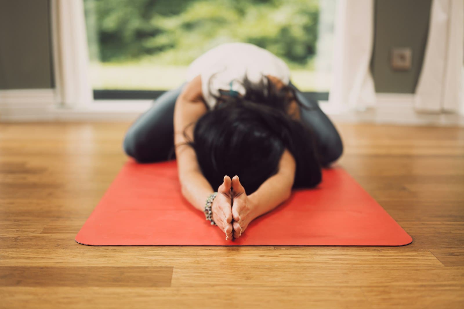 Do gentle stretching with slow breathing