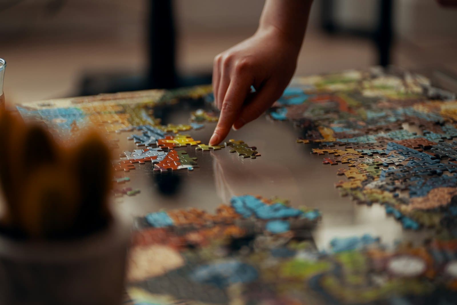 Start a jigsaw puzzle