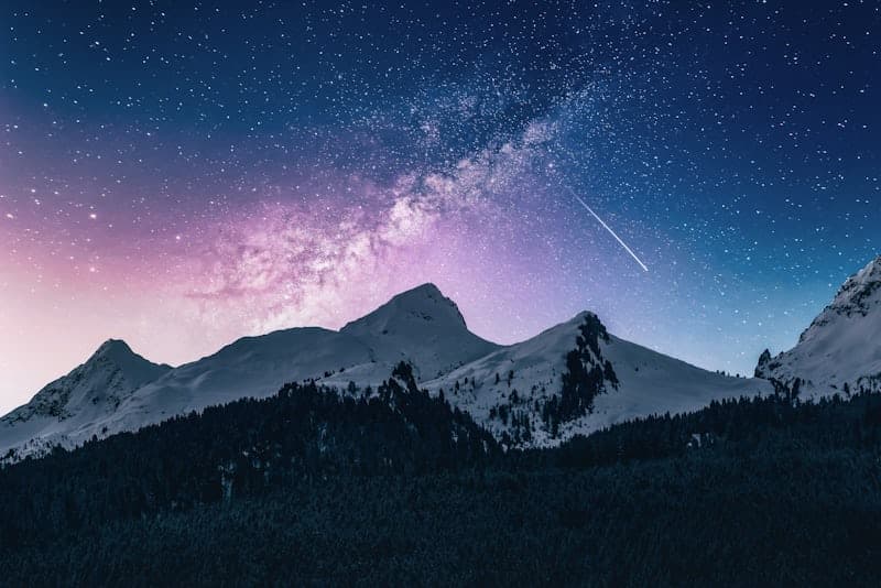 Go stargazing in a dark area