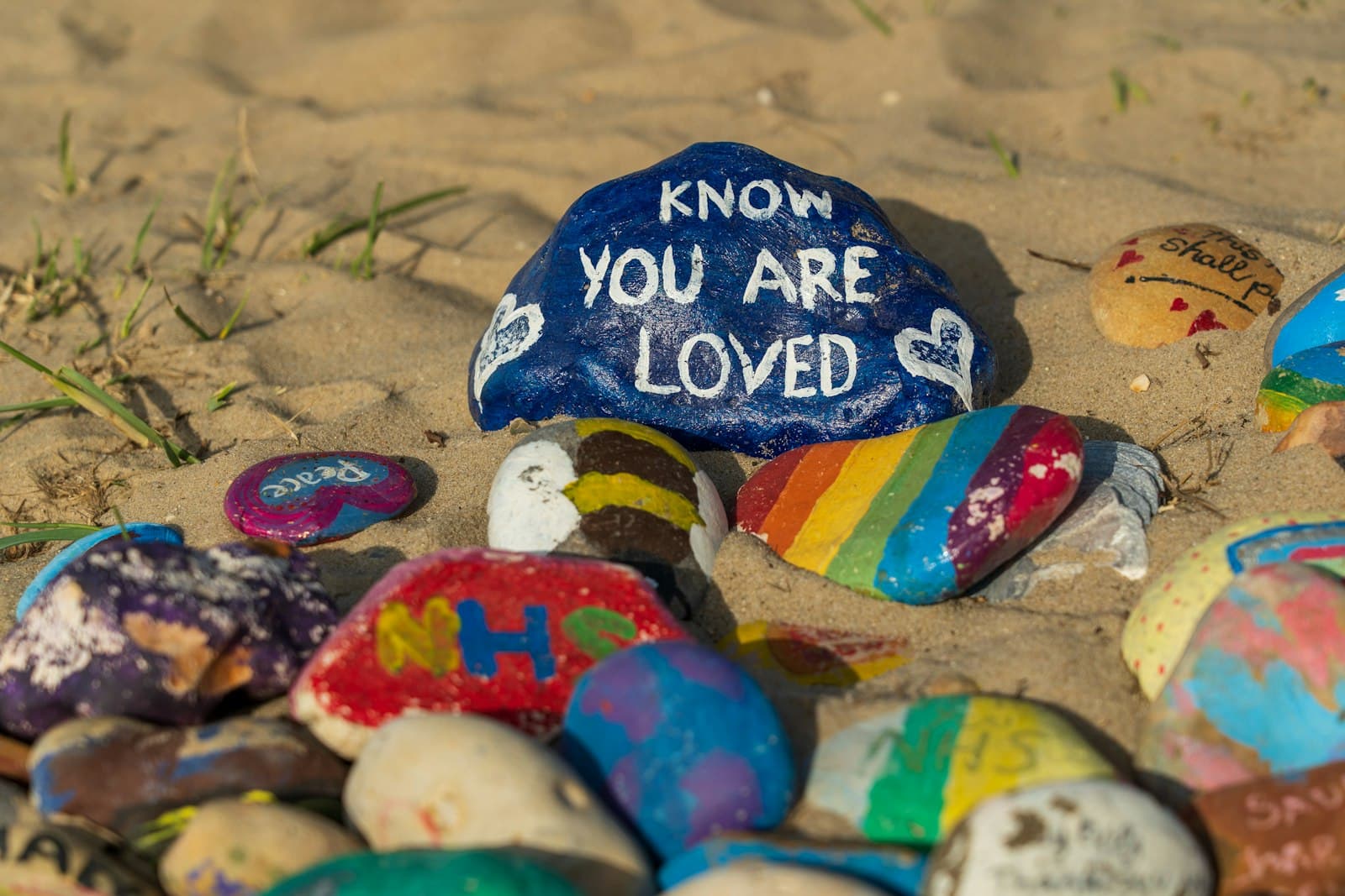Paint kindness rocks to leave around town